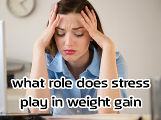 What role does stress play in weight gain